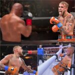 (Read the article) Mike Tyson brutally KO’d Jake Paul in a private training session, the punch was so strong that Jake Paul collapsed and became trapped in the ring’s ropes.