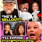 Tiffany Haddish, along with 50 Cent, accuses Steve Harvey and Oprah Winfrey of engaging in dirty money-making activities!