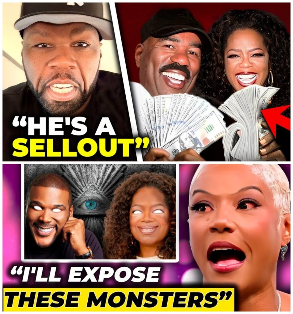 Tiffany Haddish, along with 50 Cent, accuses Steve Harvey and Oprah Winfrey of engaging in dirty money-making activities!