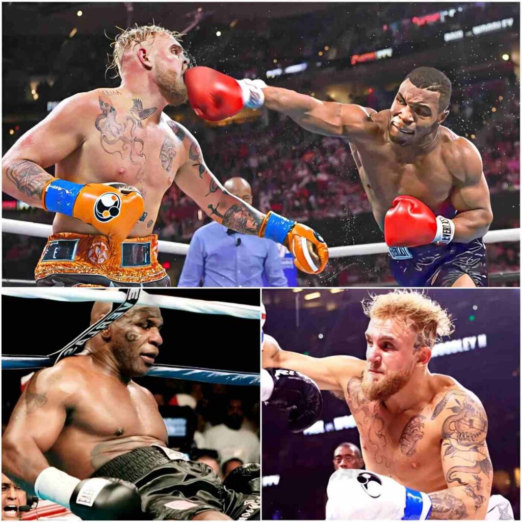 Jake Paul Aprovecha Su Fuerza Y Agilidad Juvenil Para Noquear A Mike Tyson En Solo 78 Segundos En Un Combate De Entrenamiento A Puerta Cerrada.