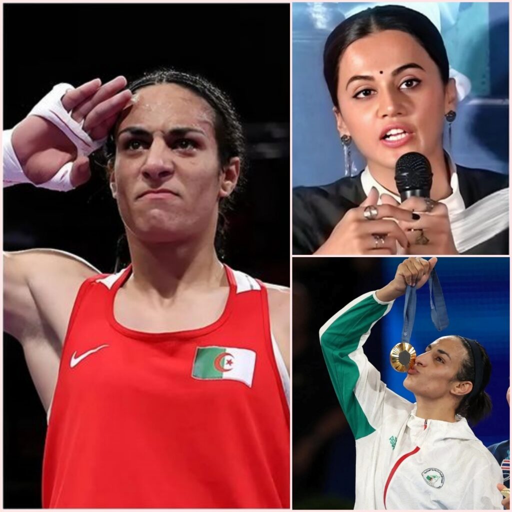 NEWS : Bollywood Actress Taapsee Pannu Backs Imane Khelif And Challenges Fairness In Sports – “Usain Bolt And Michael Phelps Had Natural Advantages. Why Were They Not Banned?”