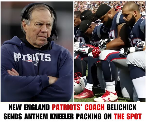 BREAKING: New England Patriots Coach Belichick Kicks Anthem Kneeler Off Field For Kneeling During Flag Salute, “Not On My Field Buddy”.dieuy