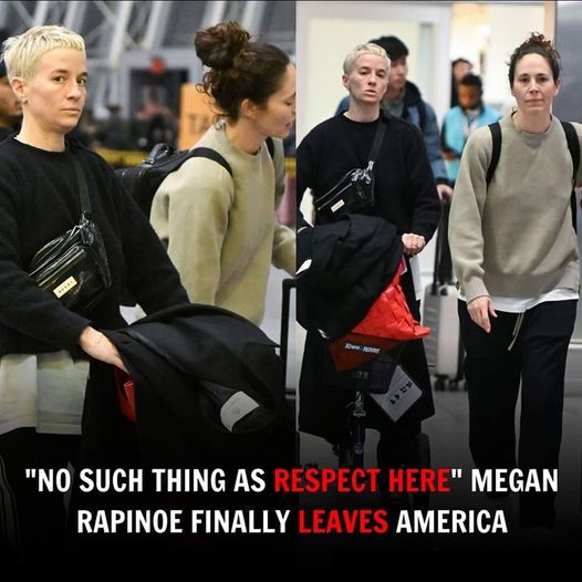 Rapinoe leaves America with the firm intention of never going back