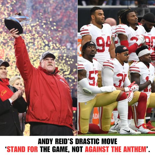 Andy Reid’s Drastic Move: Chiefs Cut Three Players For Kneeling During Anthem – ‘Stand For The Game, Not Against The Anthem’