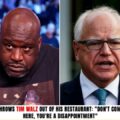 Shaq kicks Tim Walz out of restaurant: ‘You’re a disappointment, don’t come back here!’