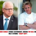 Gordon Ramsay Publicly Boots Tim Walz from Hell’s Kitchen: “Don’t Come Back, Creepy Guy!”.