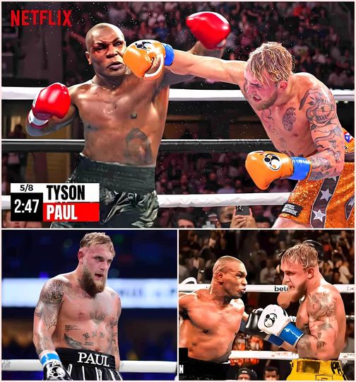 Mike Tyson Stuns Everyone: Jake Paul Crumples from Devastating Knockout Punch – The Insult That Unleashed the Boxing Legend’s Rage!