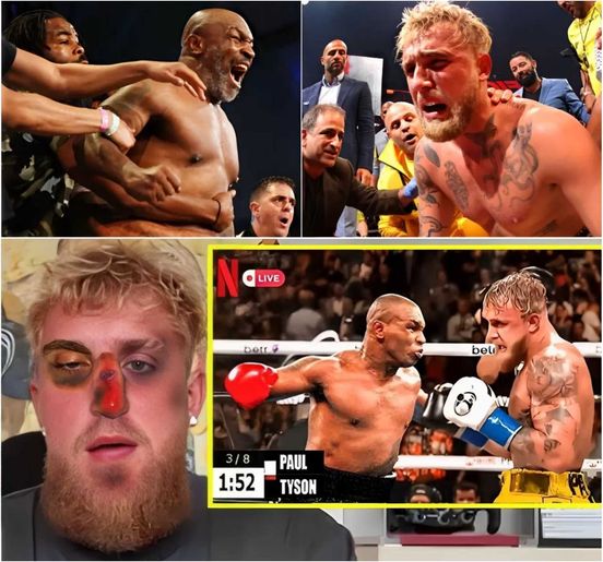 Mike Tyson Stuns Boxing Fans with Thunderous Punch to Jake Paul’s Face After Insulting Tyson’s Daughter, but Some Saw It Coming