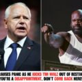 Shaq kicks Tim Walz out of restaurant: ‘You’re a disappointment, don’t come back here!’.