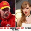 Breaking News: Chiefs coach Andy Reid confronts Taylor Swift: ‘You’re not a good role model’.