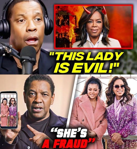 (VIDEO) Denzel Washington Sends TERRIFYING Warning About Oprah.!!