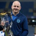 (VIDEO) Lee Carsley takes charge of his first England training session in front of the cameras