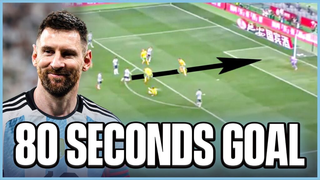 (HOT VIDEO) LIONEL MESSI SCORES AFTER 80 SECONDS FOR ARGENTINA! ⏱️🇦🇷