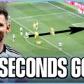 (HOT VIDEO) LIONEL MESSI SCORES AFTER 80 SECONDS FOR ARGENTINA! ⏱️🇦🇷