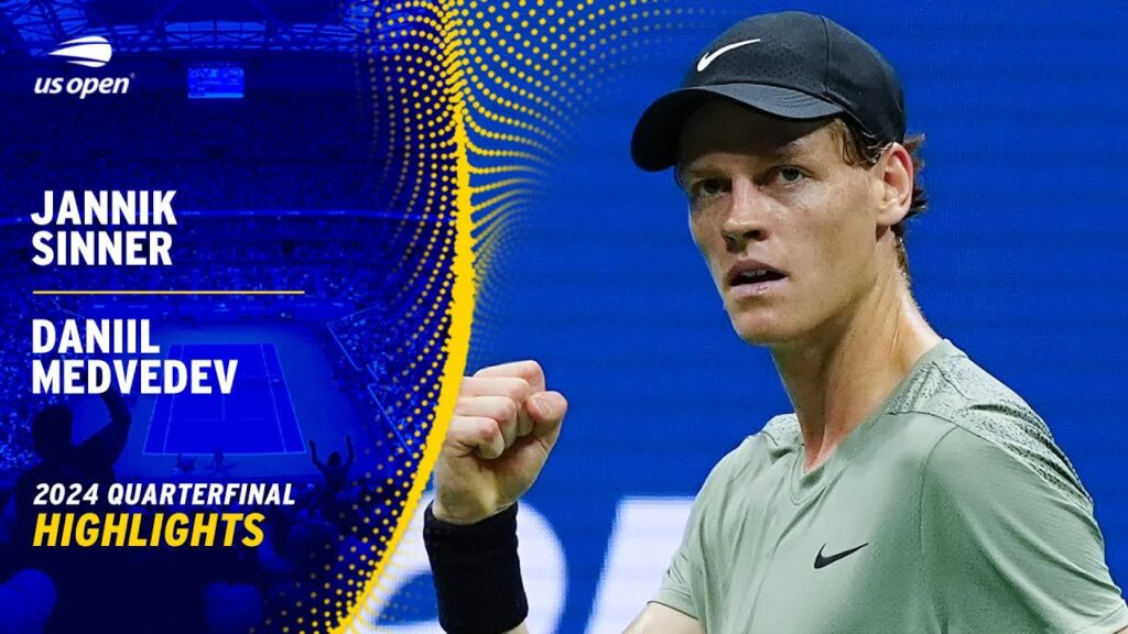 (VIDEO) Jannik Sinner defeats Daniil Medvedev to reach first US Open semifinal