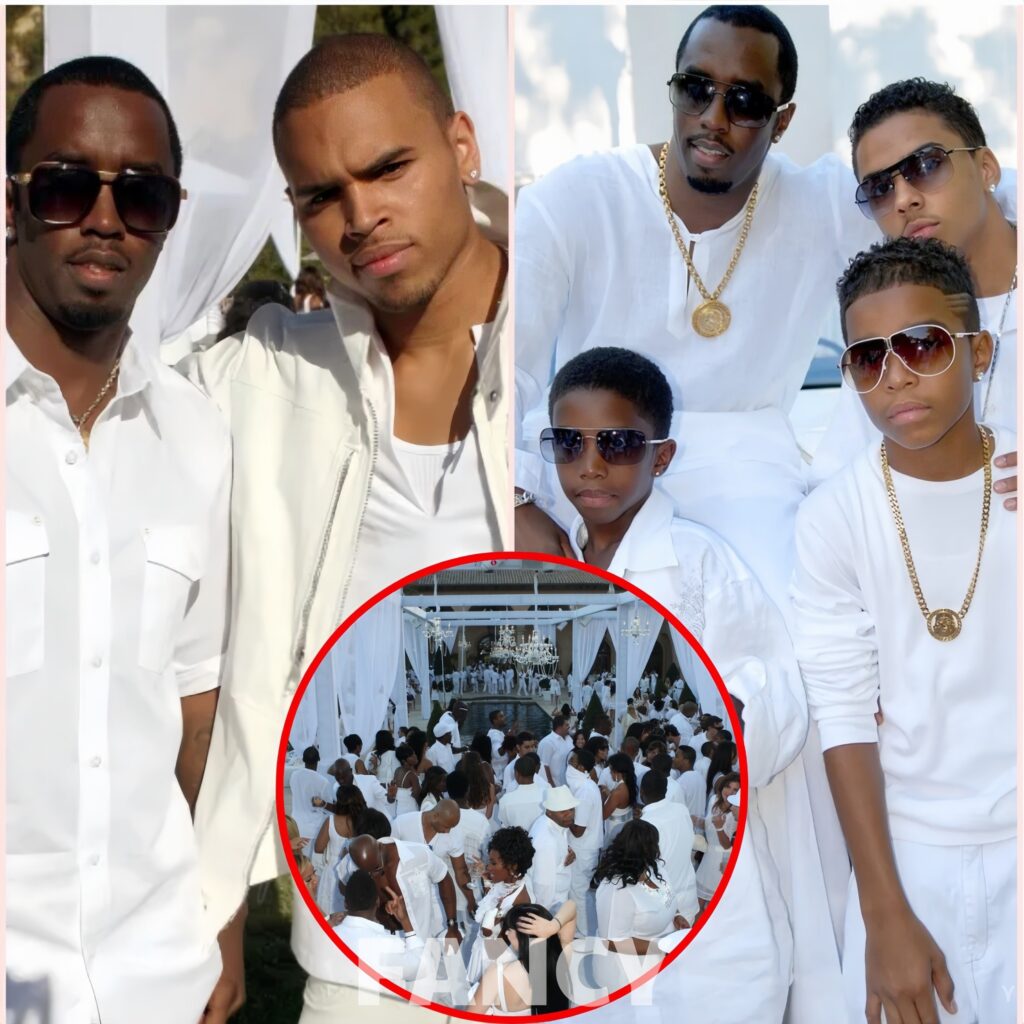 It is suspected that Chris Brown participated in Diddy’s DIRTY white party