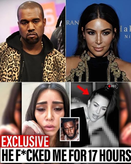 “He F*CKED Her Daily!” Kanye West LEAKS Video Of Kim Kardashian Being Diddy’s VIP Freak0ff Worker…