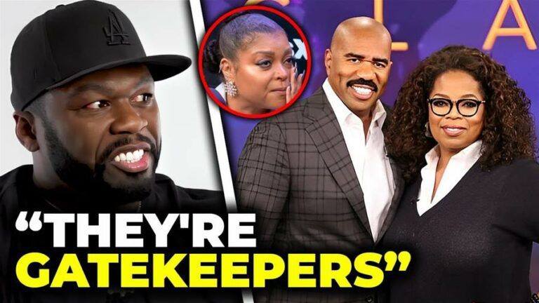 50 Cent EXPOSES Oprah & Steve Harvey’s SECRET PLOT Against Taraji P Henson!