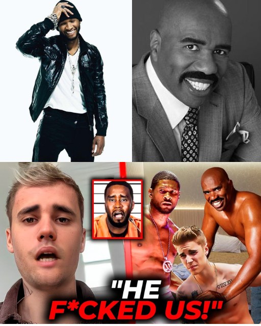 Justin Bieber & Usher EXPOSED Steve Harvey A3USING Them While Diddy Filmed It!