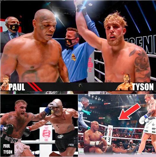 Jake Paul Stuns the Boxing World by Knocking Out Mike Tyson Before the End of Round 1, Claiming $300 Million and Securing His Place as a Powerful Contender!