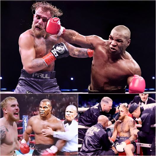 NEWS: Mike Tyson Knocks Out Jake Paul In First 3 Rounds, Wins $50 Million, Forcing Jake’s Trainer To Seek Medical Help