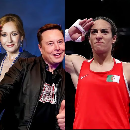 NEWS: Elon Musk and JK Rowling Unite to Criticize Imane Khelif: Call for Exclusion of Transgender Athletes in Women’s Sports